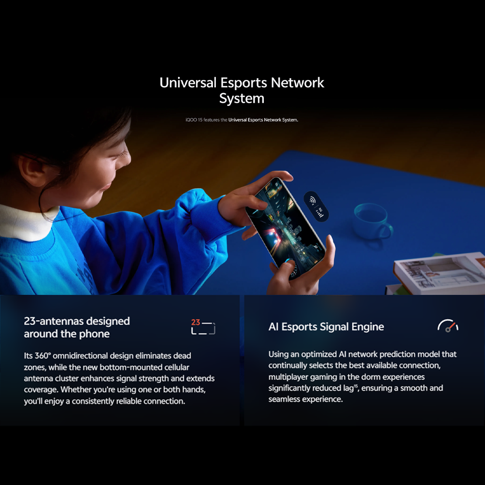 IQOO 15 5G | Snapdragon 8 Elite Gen 5 | Ultra-Large 8K VC Cooling System | 7000mAh Silicon Anode Battery | 100W FlashCharge