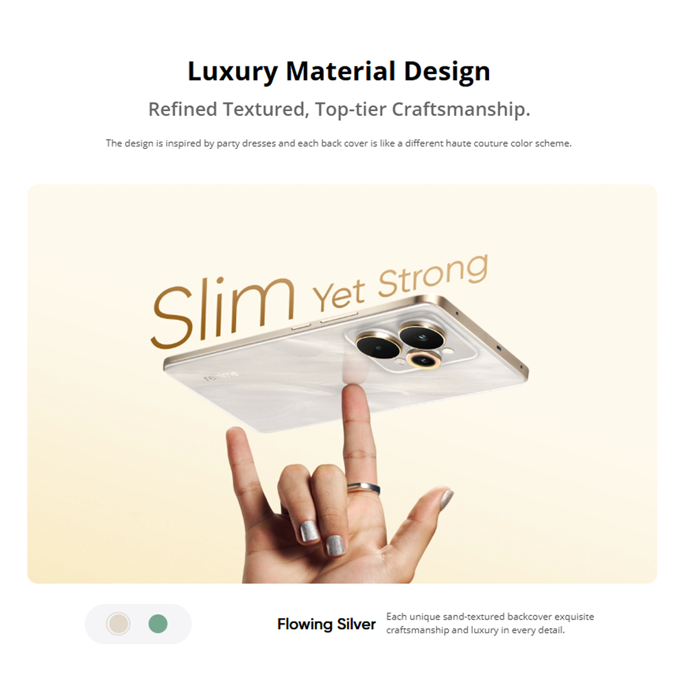 realme 15 Pro 5G 12GB+512GB | Snapdragon® 7 Gen 4 | 144Hz HyperGlow 4D Curve+ Display | 7000mAh Titan Battery