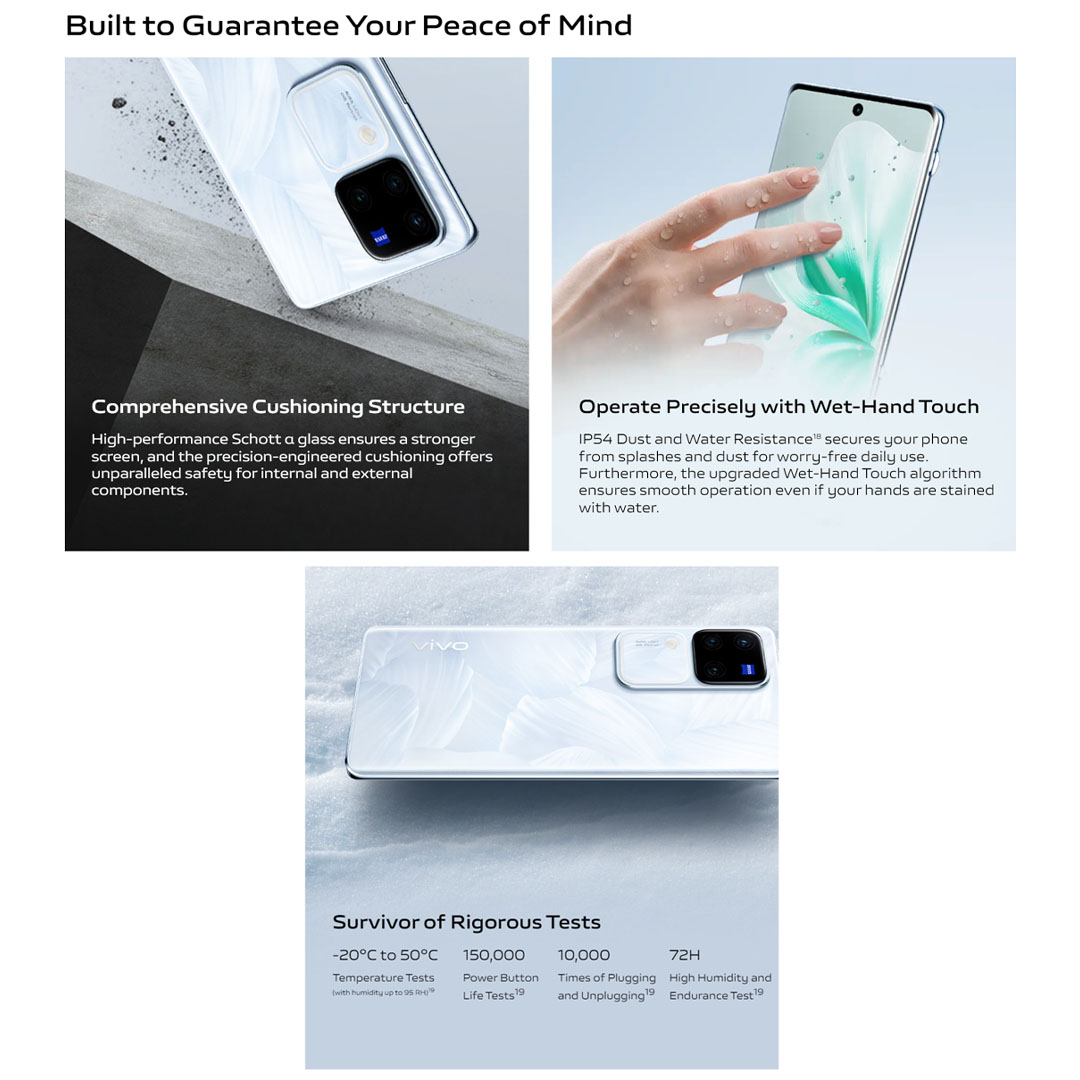 vivo V30 Pro 5G 12GB+512GB | 5000 mAh Battery | Flagship Empowerment | 50 MP Profesional Portrait Camera | Smartphone with 1 Year Warranty