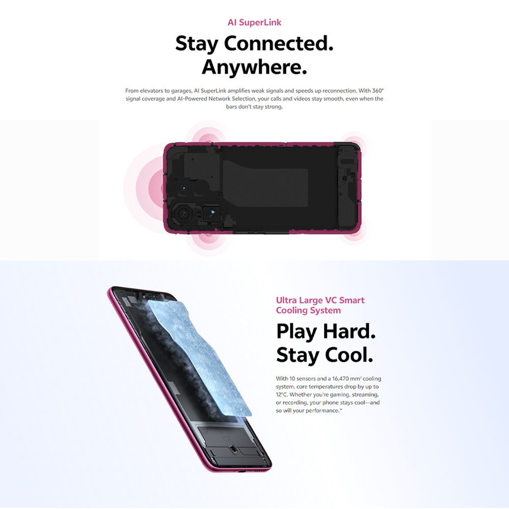 vivo V60 5G | Rear Camera 50MP | Qualcomm SM7750-AB Snapdragon 7 Gen 4 (4 nm) | 6.77 inches, AMOLED | Li-Po 6500 mAh,