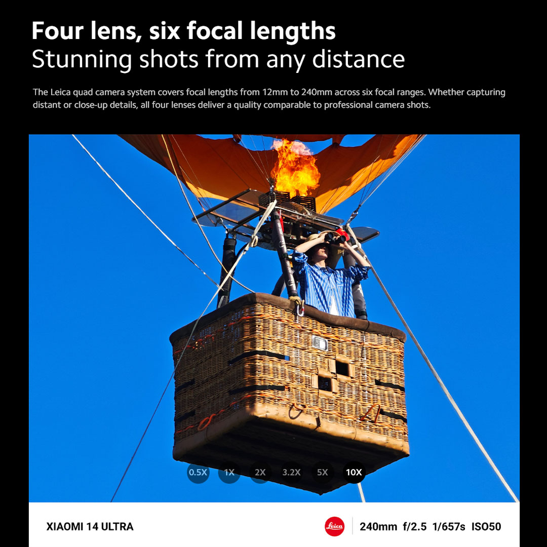 Xiaomi 14 12GB+512GB | Ultra-large Image Sensor | Supports Dolby Vision® Shooting | Leading Imagery | Compact Size | Smartphone with 1 Year Warranty