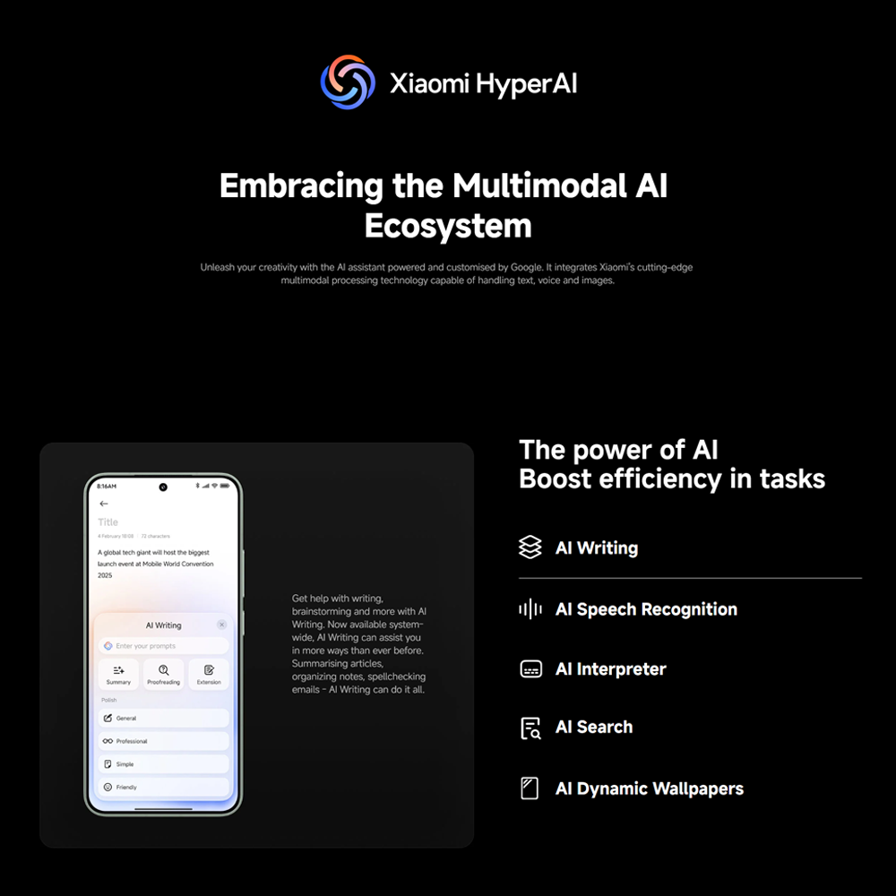 Xiaomi 15 12GB+256GB/ 12GB+512GB | Qualcomm SM8750-AB Snapdragon 8 Elite (3 nm) | 6.36 inches, LTPO AMOLED | 50MP Camera | Li-Po 5240 mAh, 90W HyperCharge