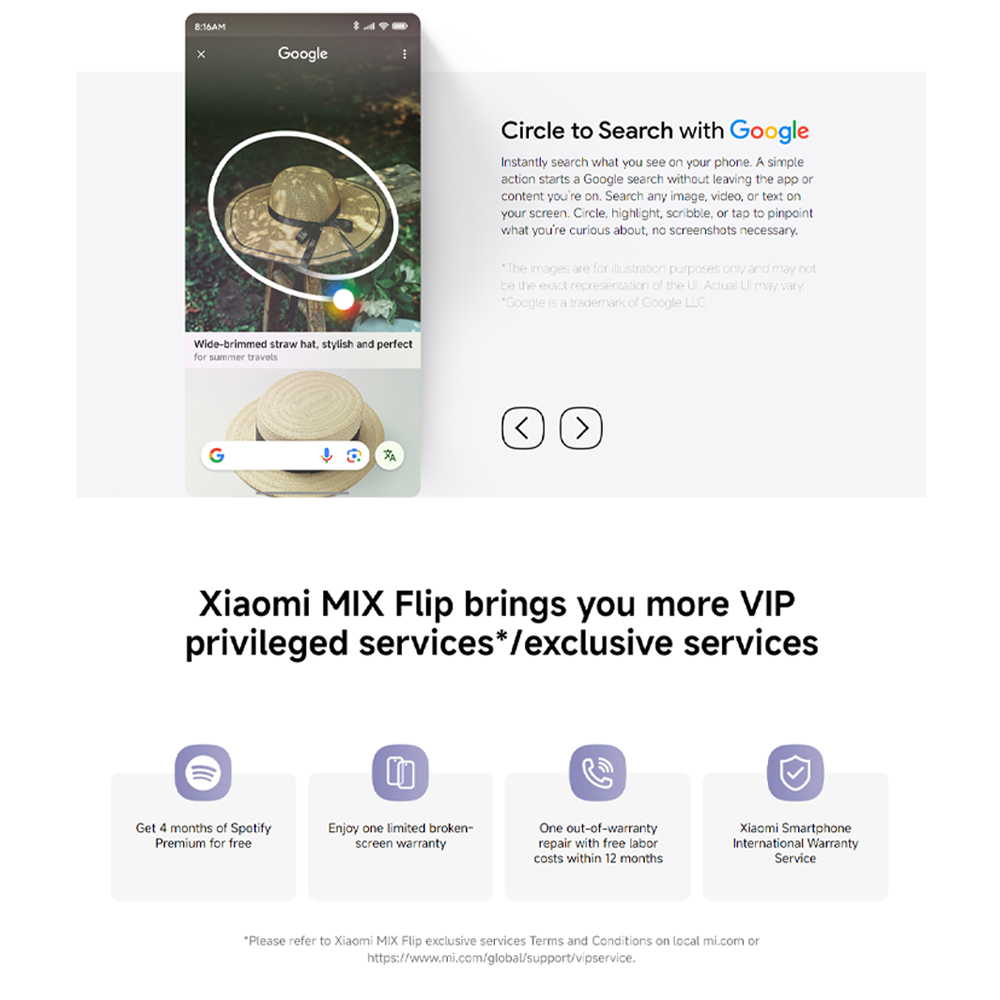 Xiaomi Mix Flip 12GB+512GB | 6.86" | Dual SIM | Android 14, HyperOS | Qualcomm SM8650-AB Snapdragon 8 Gen 3 (4 nm)