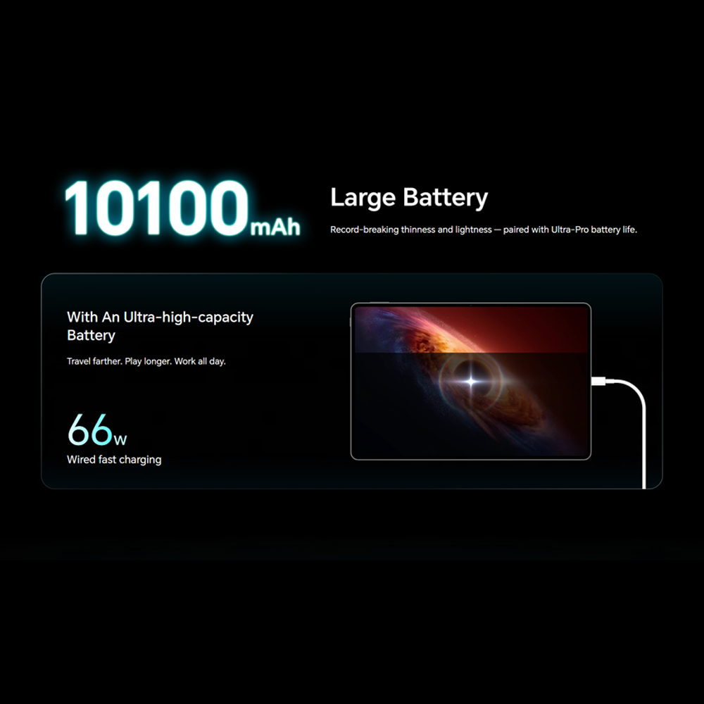 HONOR MagicPad4 16GB+512GB / 12GB+256GB |  (Support 5 gears, 165Hz/144Hz/120Hz/90Hz/60Hz) | Snapdragon® 8 Gen 5 | 10100 mAh 
