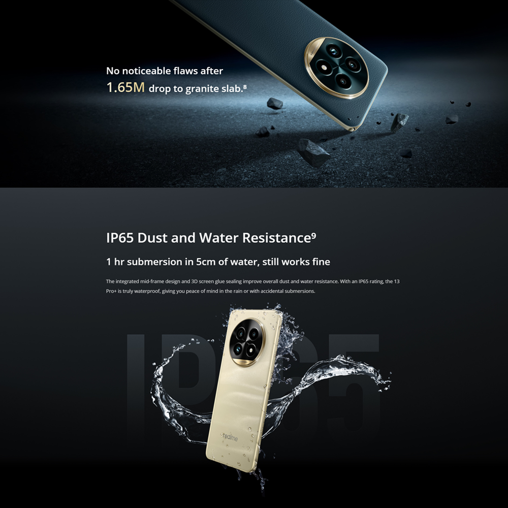 realme 13 Pro+ 5G 12GB+512GB | 6.7 inches, AMOLED | 50MP Main Camera | Qualcomm SM7435-AB Snapdragon 7s Gen 2 (4 nm) | Li-Po 5200mAh