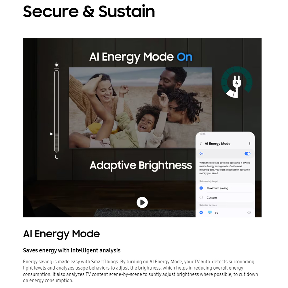 SAMSUNG 55"/65"/75" Crystal 4K UHD Smart TV UA55DU8000KXXM/UA65DU8000KXXM/UA75DU8000KXXM | AirSlim | 4K Upscaling