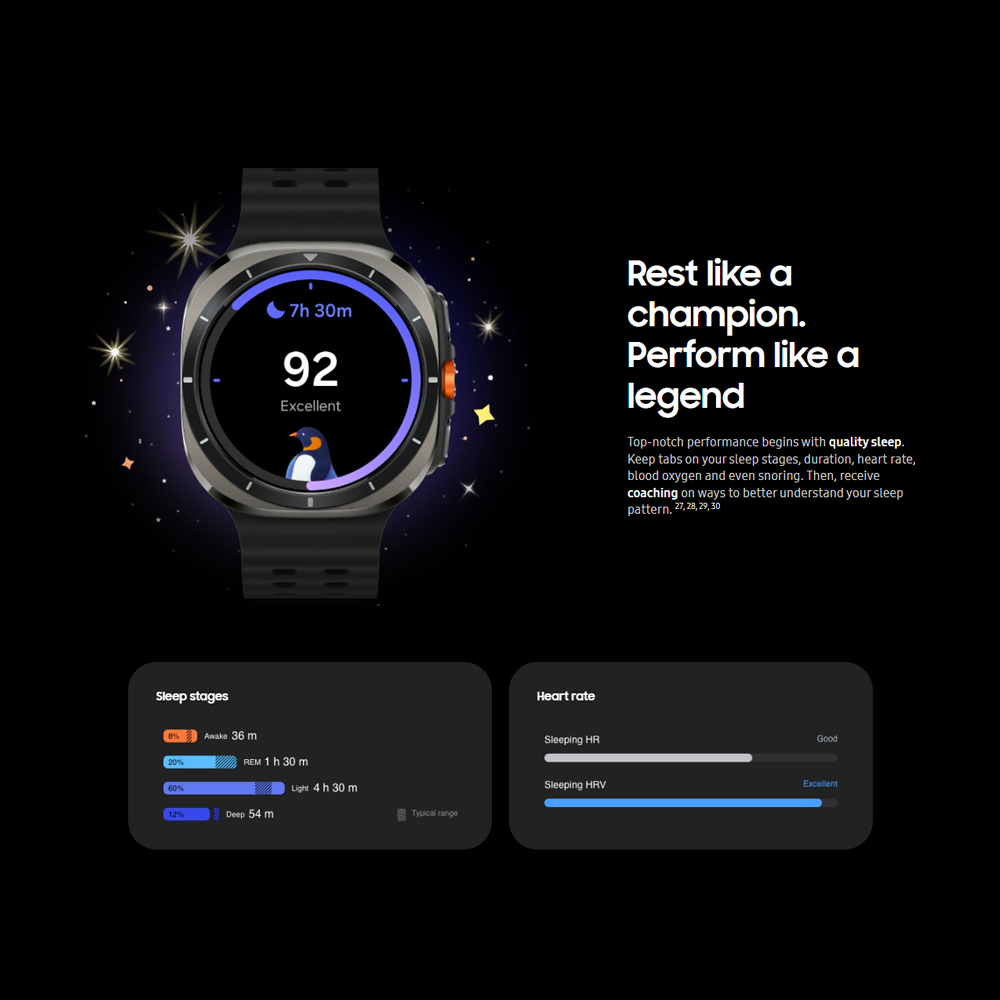 SAMSUNG Galaxy Watch Ultra (LTE) 47mm | 10 ATM water resistance | Immediate Safety Siren | Dual-Frequency GPS