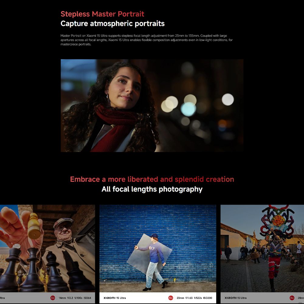 Xiaomi 15 Ultra 16GB+512GB/ 16GB+1TB | Qualcomm SM8750-AB Snapdragon 8 Elite (3 nm) | 6.73 inches, LTPO AMOLED | 200MP Camera | Li-Po 5410 mAh, 90W HyperCharge