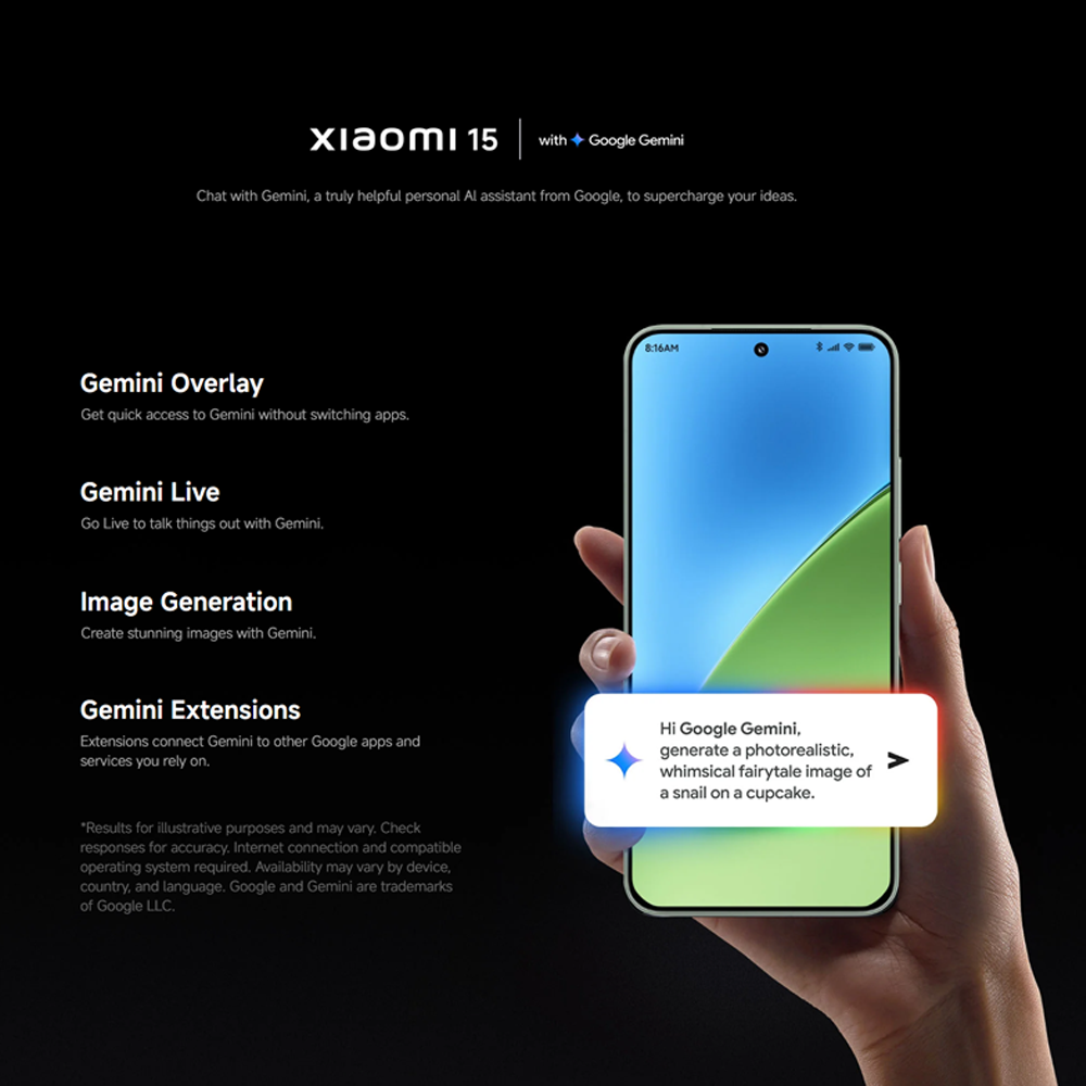 Xiaomi 15 12GB+256GB/ 12GB+512GB | Qualcomm SM8750-AB Snapdragon 8 Elite (3 nm) | 6.36 inches, LTPO AMOLED | 50MP Camera | Li-Po 5240 mAh, 90W HyperCharge