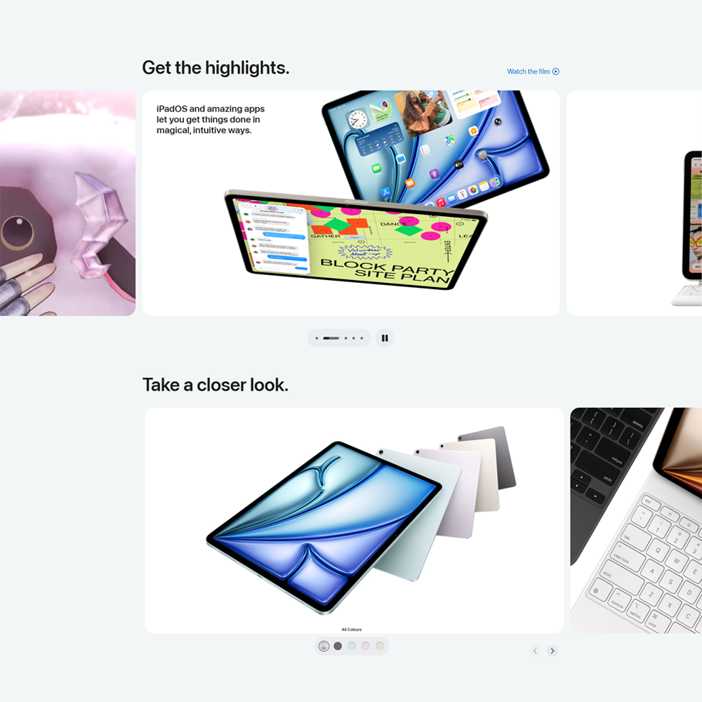 Apple iPad Air (M4) Wi‑Fi/ Wi-Fi + Cellular | 11"/13" | 12MP Rear Camera | Apple M4 Processor | iPadOS 26.3 | Li-Po 7606 mAh