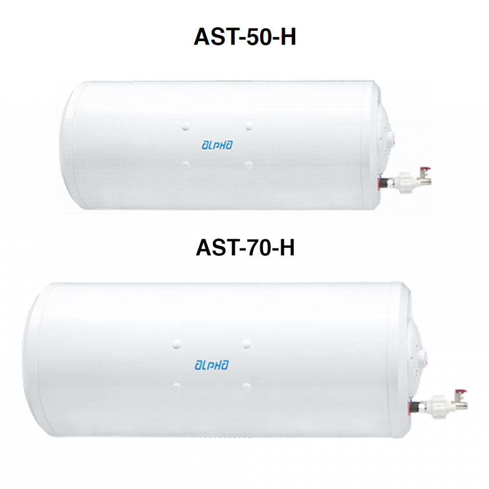 ALPHA 30L/50L/70L Horizontal Storage Water Heater AST-30-H/AST-50-H/AST-70-H | Multiple Size | Thermal Cut-Off