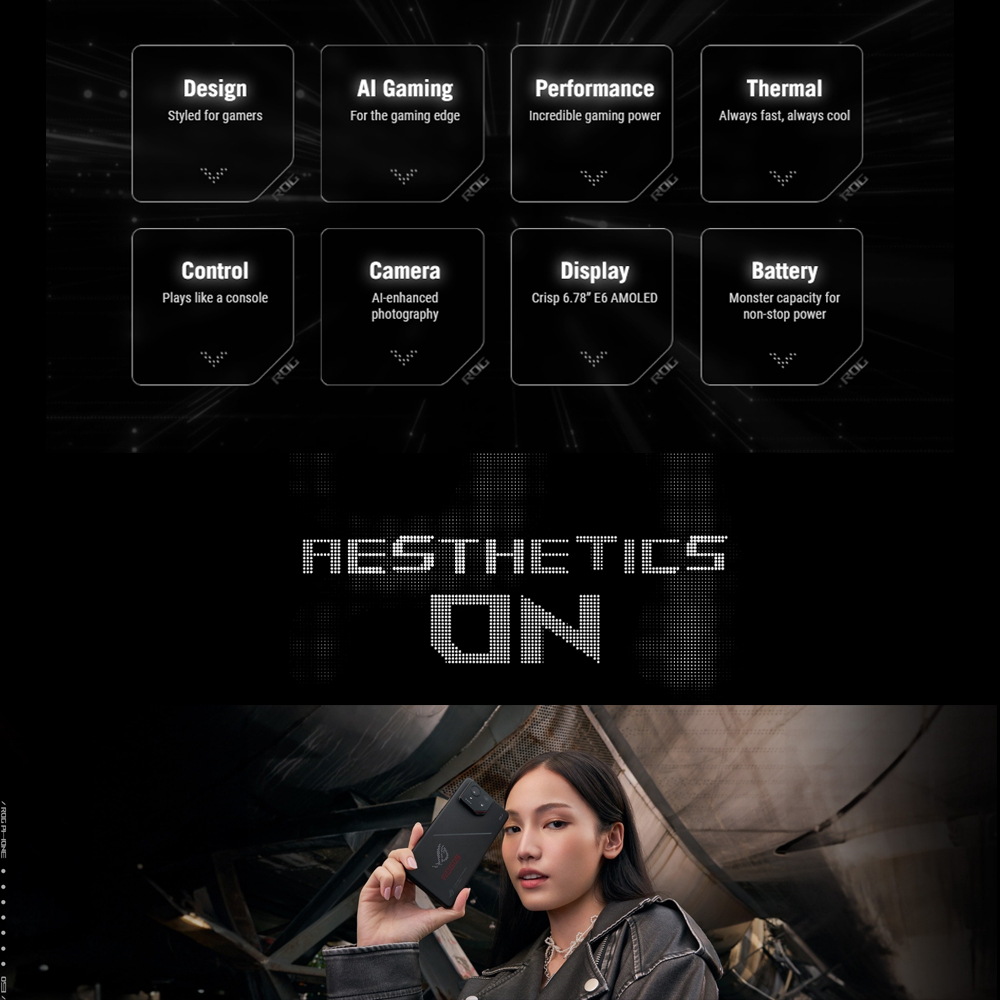 ASUS ROG Phone 9 Pro Edition 24GB+1TB |  Qualcomm Snapdragon 8 Gen 3 | Li-Po 5500 mAh | 6.78 inch, SAMSUNG Flexible AMOLED