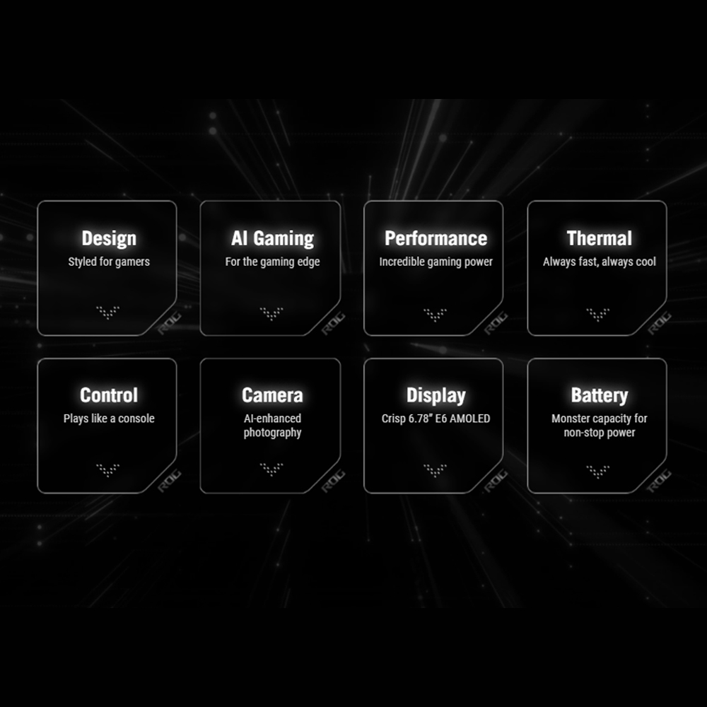 ASUS ROG Phone 9 12GB+256GB | 32 MP RGBW Ultrawide selfies | AniMe Vision | AeroActive Cooler X Pro