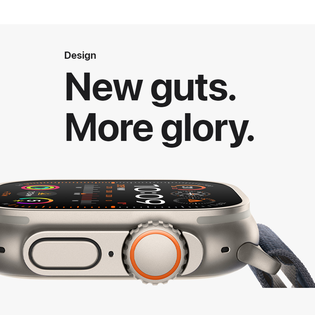 Apple Watch Ultra 2 Titanium Case with Trail Loop GPS+Cellular 49mm | 1.92" Display | Water Resistance 100m | IP6X Dust Resistance | Smart Watch with 1 Year Warranty