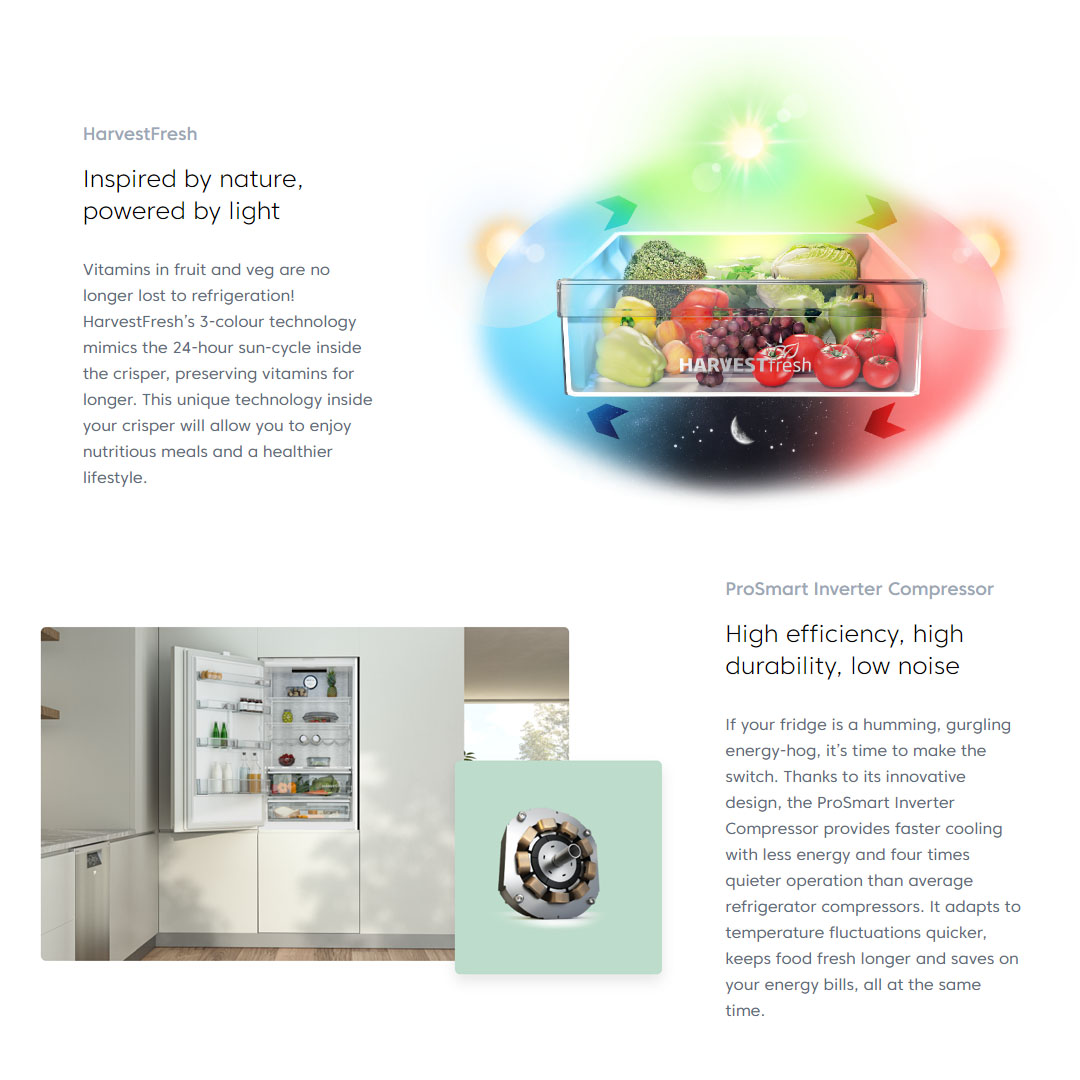 Beko 563L Side by Side ProSmart Inverter Refrigerator GNO563E40HFGBMY/GNO563E40HFKMY  | HarvestFresh | Led Illumination | Safety Glass | Twist & Serve Ice Cube Tray | Refrigerators with 2 Year Warranty