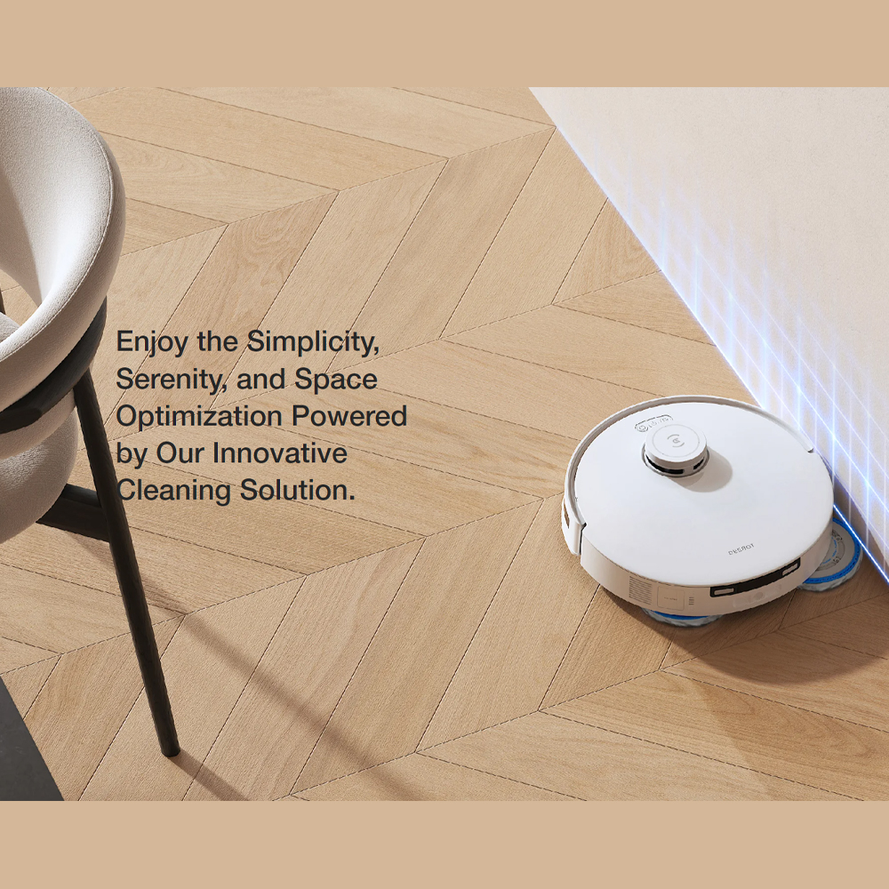 Ecovacs 11000Pa DEEBOT PRO OMNI T30 | Mini OMNI Station | Stylish Appearance | TruEdge Adaptive Edge Mopping