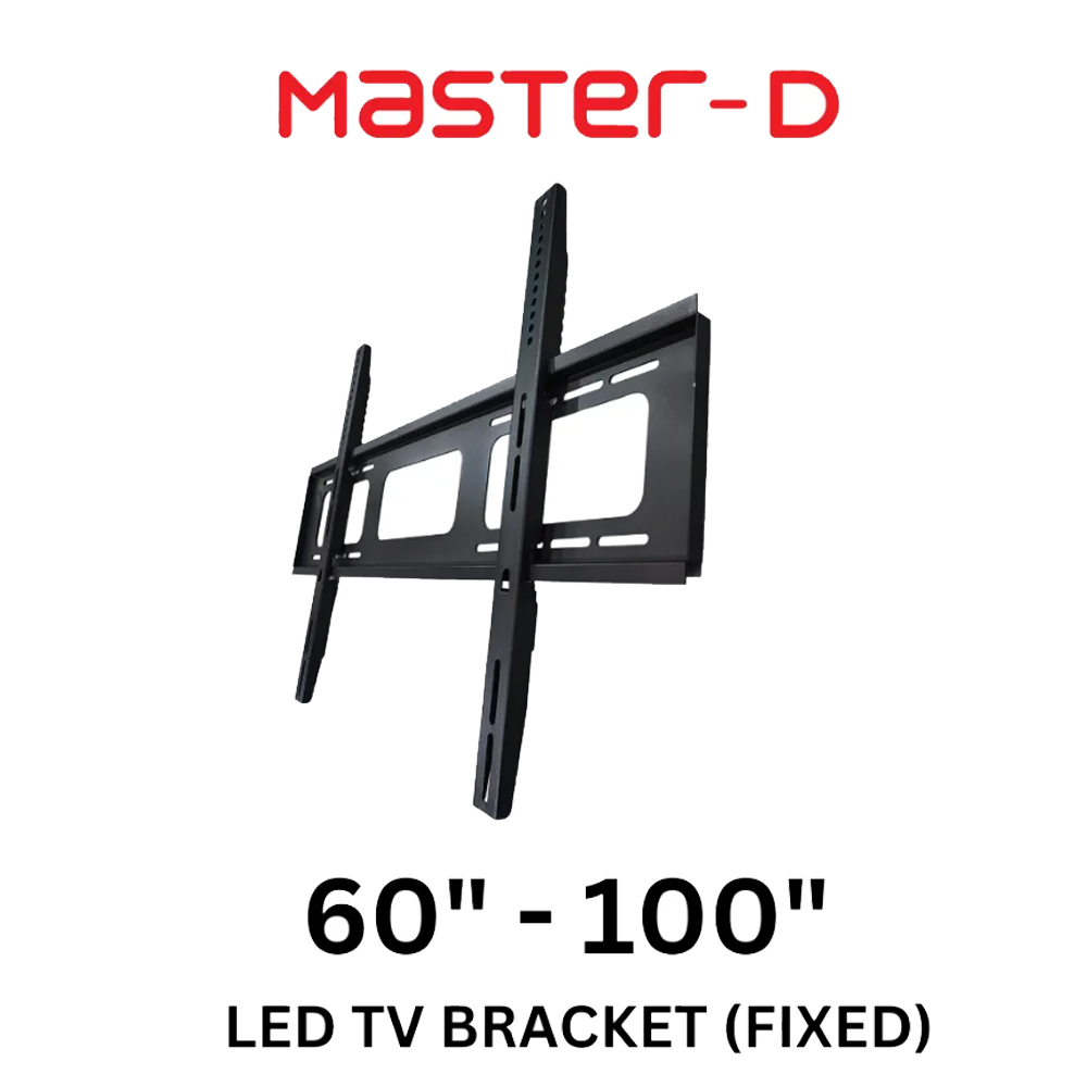 Master D 60"-120" LED TV BRACKET - Wall Mount (FIXED) GJ-106 | Max Weight: 150 kg | Wall Distance: 25 mm