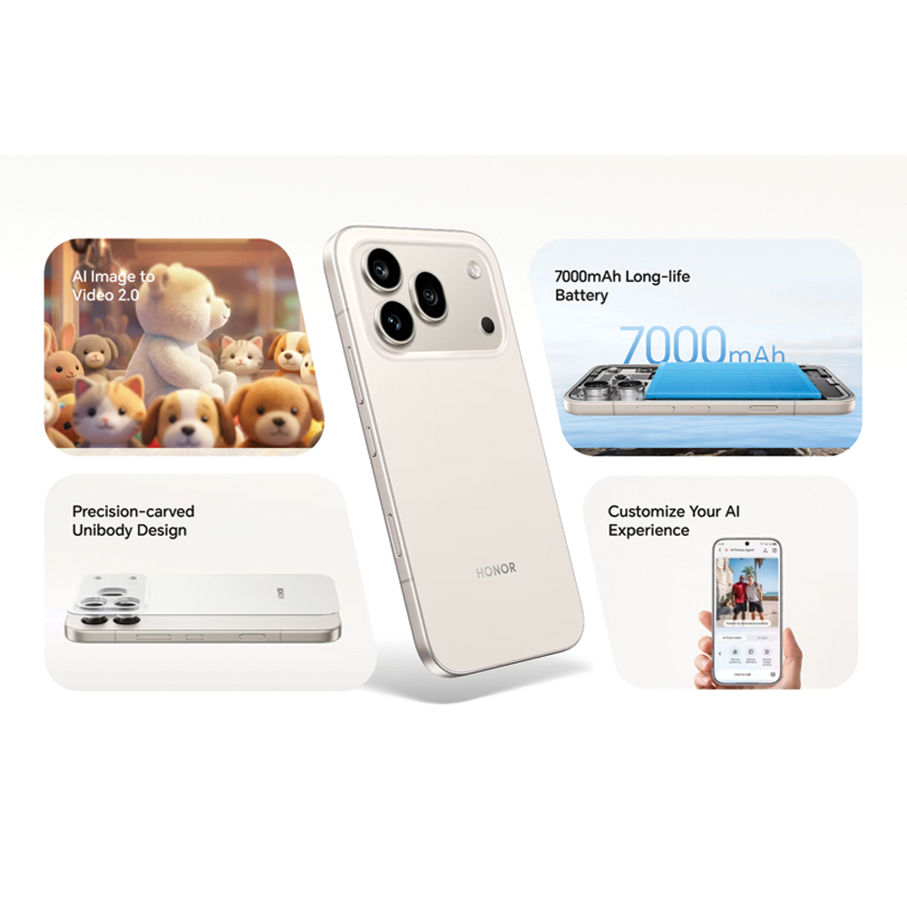 HONOR 600 Pro 12GB+256GB/ 12GB+512GB | 6.57 inch, AMOLED | 200MP Rear Camera | Qualcomm SM8750-AB Snapdragon 8 Elite (3 nm) | Li-Po 7000mAh 