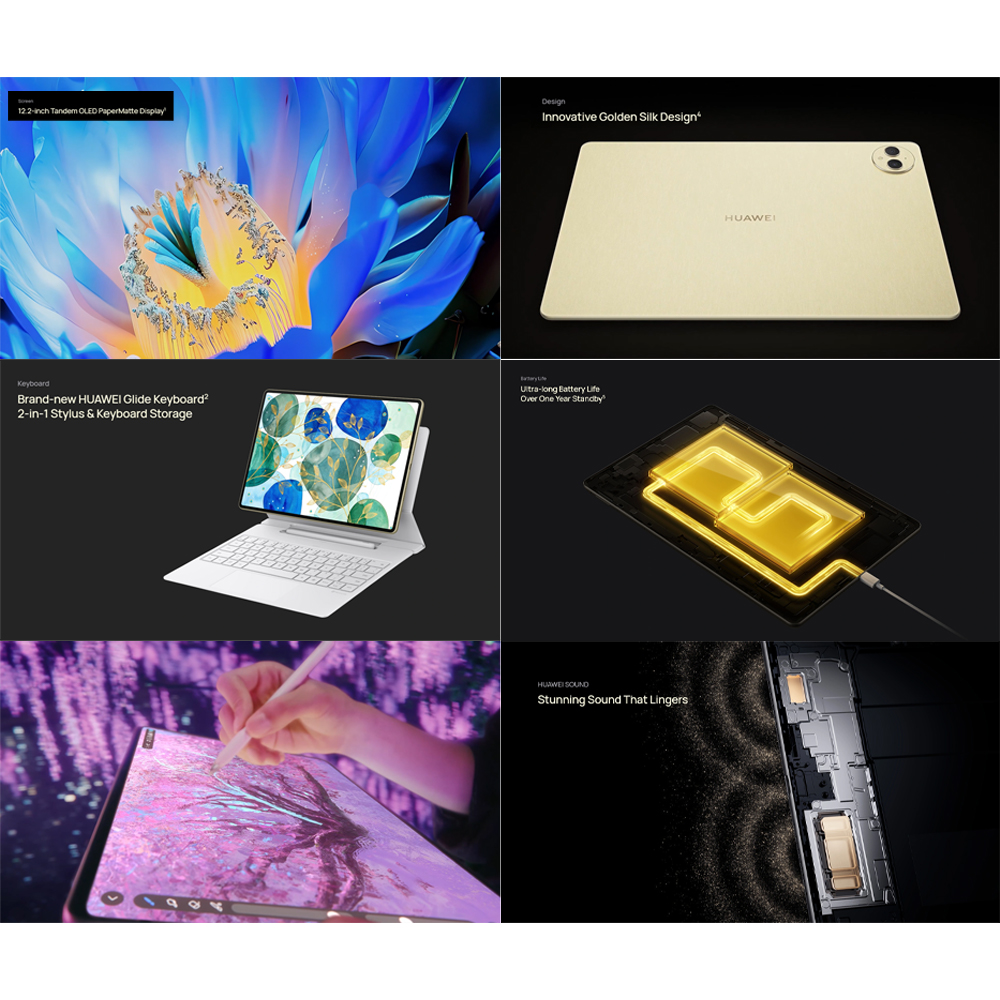 HUAWEI MatePad Pro 12.2 2024 Wi-Fi 12GB+512GB | 12.2" | HarmonyOS 4.2 | HUAWEI Kirin 9000S (7 nm)