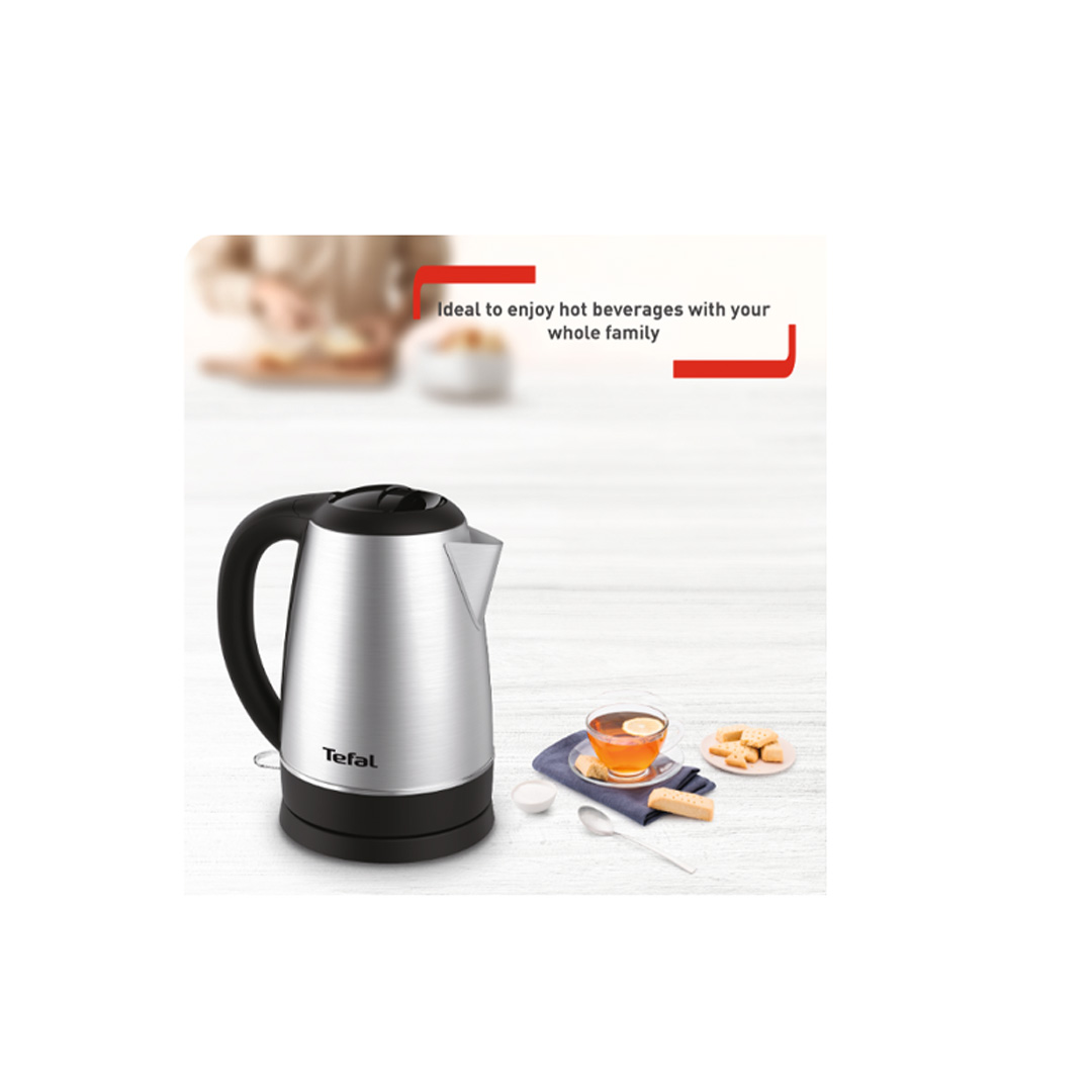 Tefal 1.7L Handy Kettle KI800 | 2200W Power | Auto Switch-Off with Light Indicator | Boil Dry & Overheat Protection | Kettle with 2 Year Warranty