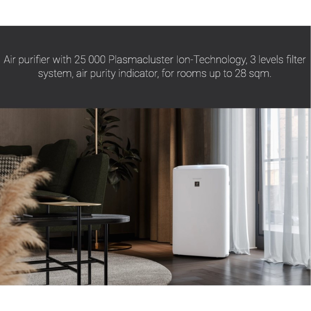 SHARP 28m² AIoT Plasmacluster Technology Humidifying Air Purifier KIN40LH | Ion Technology | Humidification | Intelligent Mode | Auto Mode | Air Purifier with 1 Year Warranty