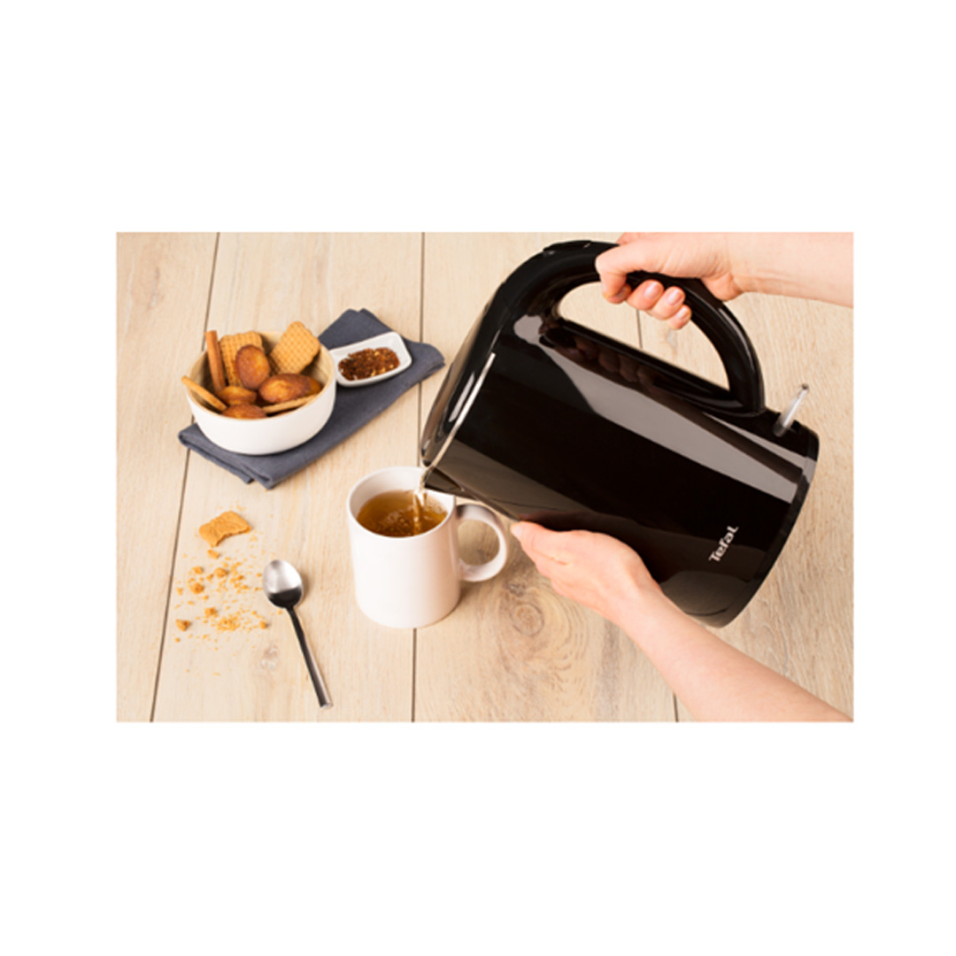 Tefal 1.7L Safe Tea Kettle KO2608 | 1800W Power | Cordless | Automatic Switch Off | Dual Heat Barrier Layers Protection | Kettle with 2 Year Warranty