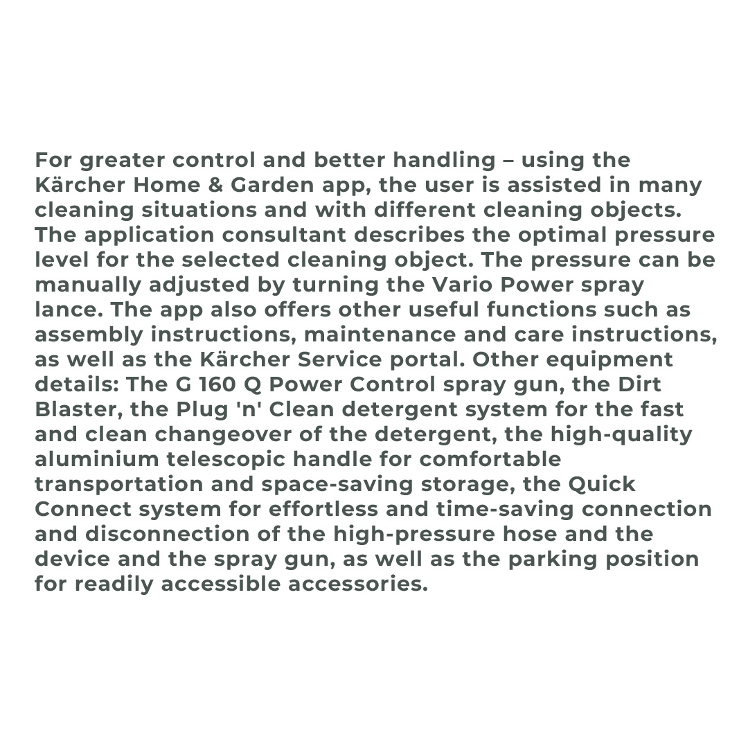 Karcher 145 Bar Pressure Washer K 5 Power Control | Home and Garden App | High-Pressure Gun | Vario Power | Pressure Washer with 1 Year Warranty