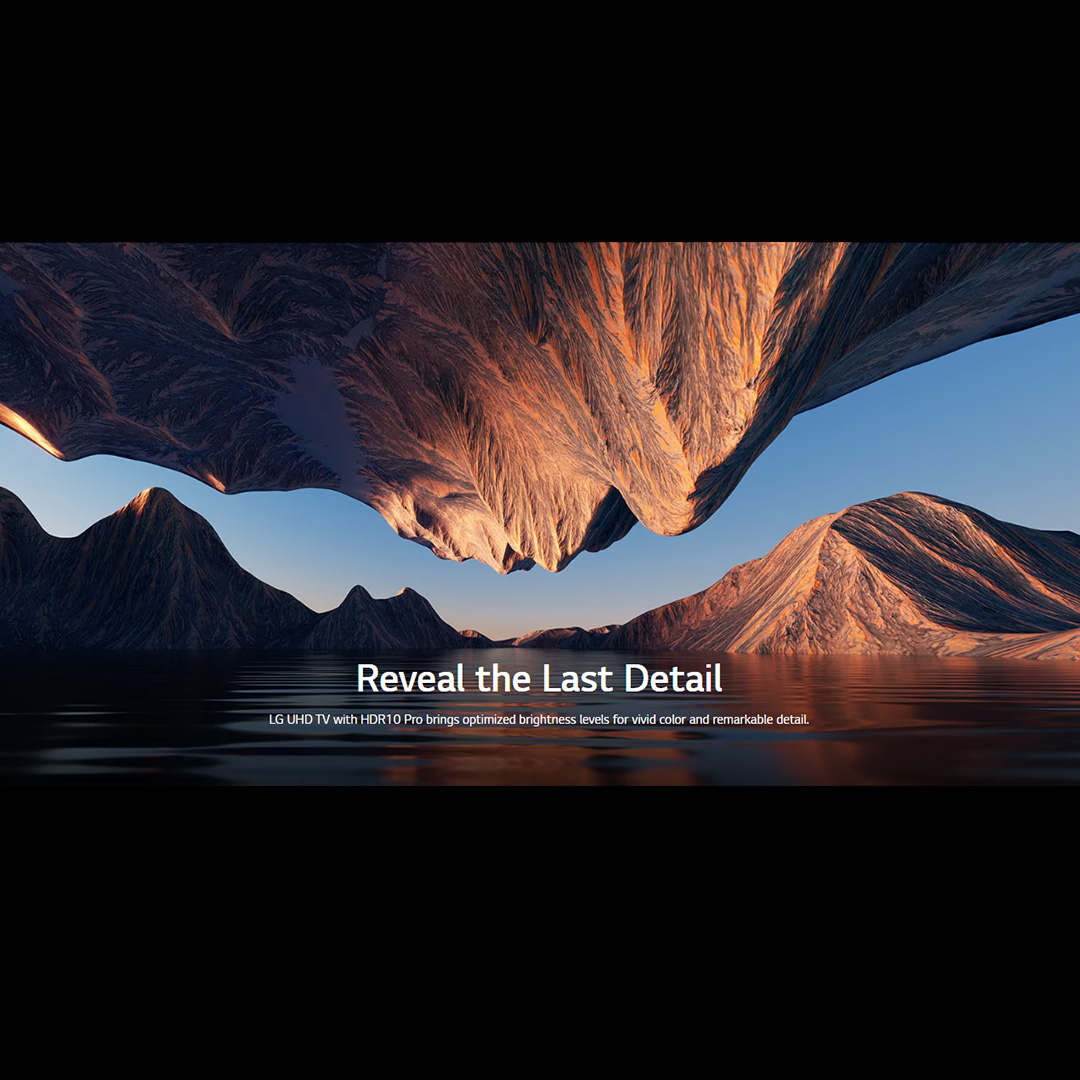 LG 50"/55"/65" 4K UHD Smart TV with AI ThinQ | α5 AI Processor 4K Gen6 | HDR10 | webOS 23 | HDMI | USB | Smart TV with 2 Year Warranty