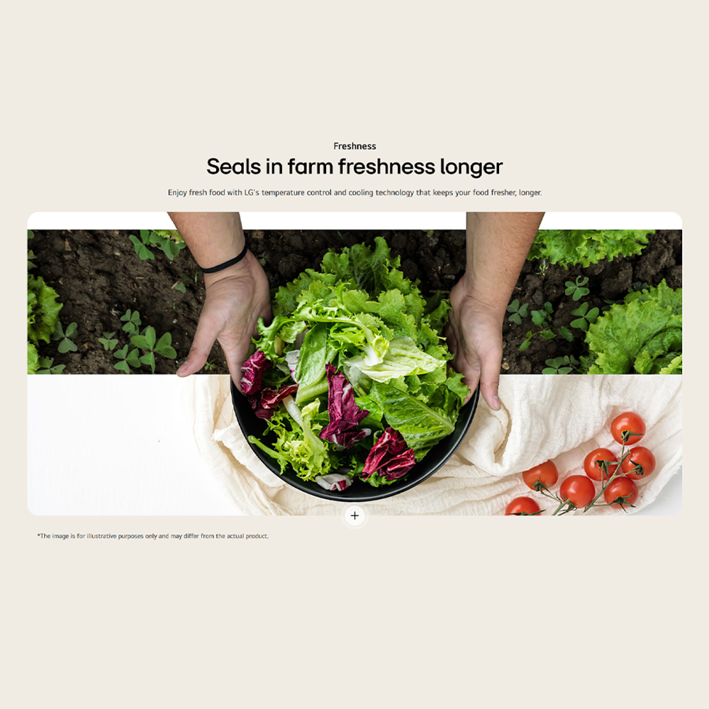 LG 655L Side-by-Side Smart Inverter Refrigerator Essence GC-B257KQJW | Smart Inverter Compressor | LinearCooling™ | Express Freezing