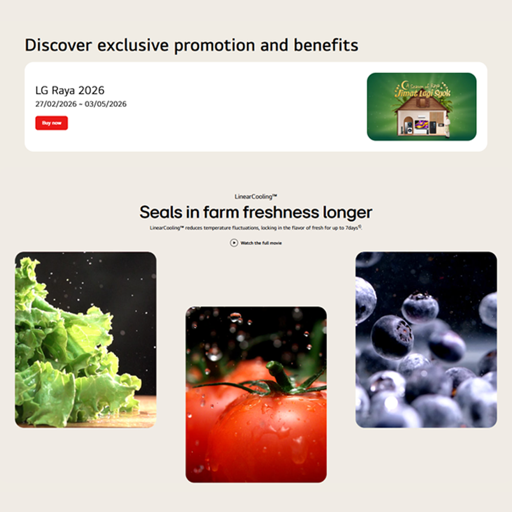 LG 656L 2 Doors Top Mount Smart Inverter Refrigerator GRTB622PQFQ | LinearCooling™ | DoorCooling+ ™ | Smart Inverter Compressor™ | Fresh 0 Zone