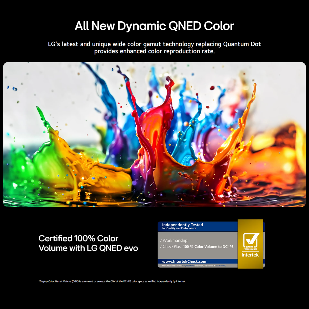 LG 55"/65"/75"/86"/100" 4K UHD QNED evo AI MiniLED Smart TV QNED86AS | Alpha 8 AI Processor Gen2 | Dynamic QNED Colour | Dolby Vision / HDR10 / HLG