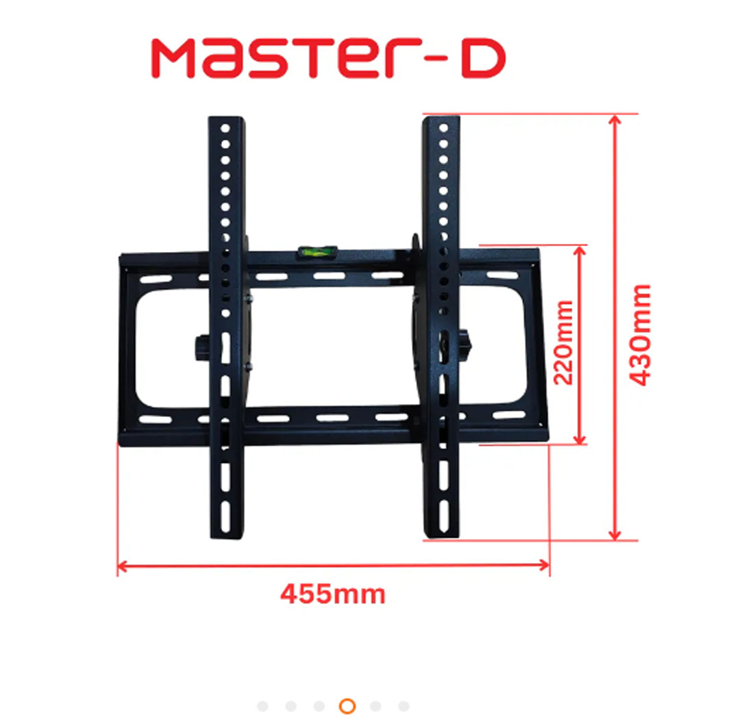 Master D 32"-65" LED TV BRACKET - Wall Mount (TILT) | MD-C45T | Suitable For All Types of TVs From 32" to 65"