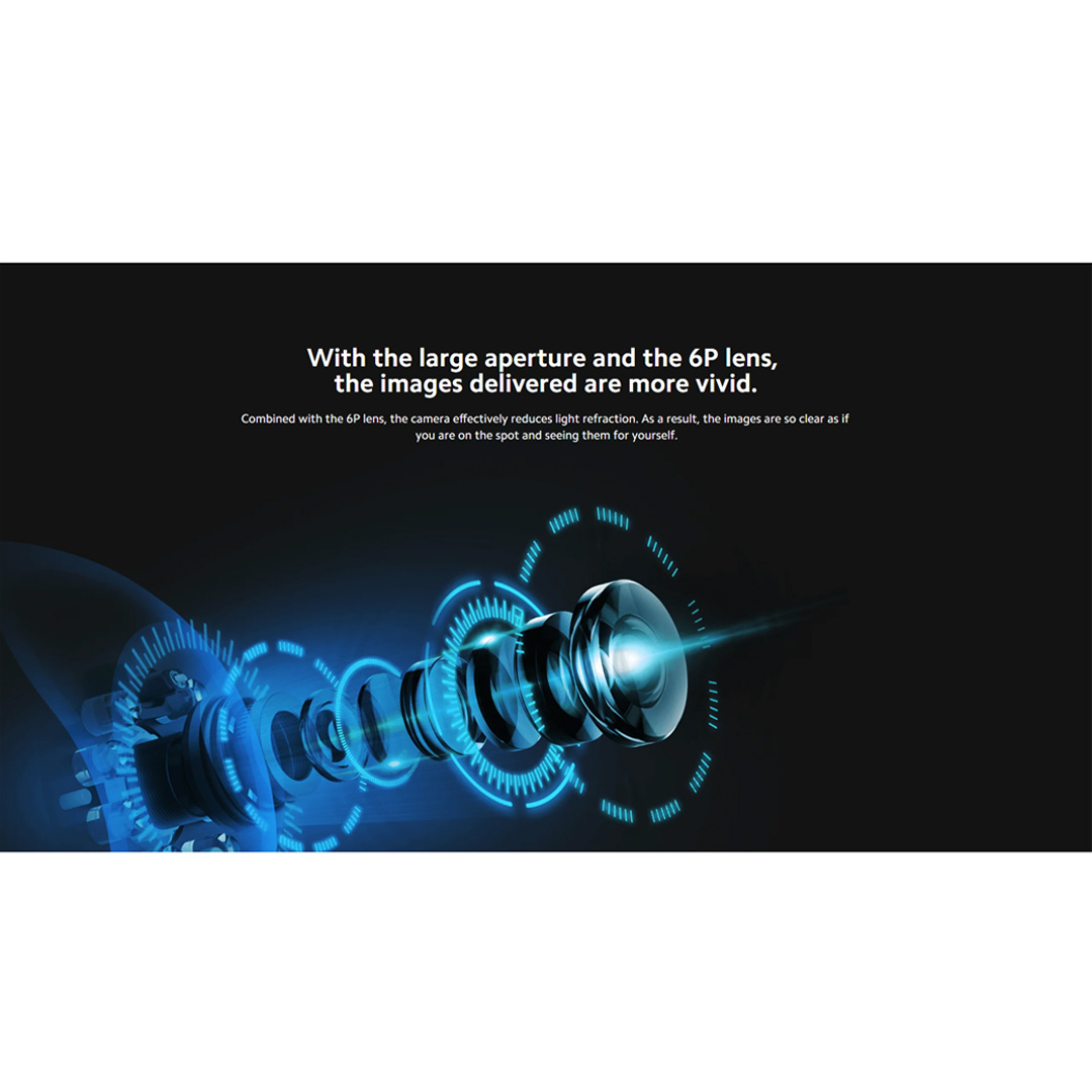 Xiaomi 1440P Smart Camera C400 MJSXJ11CM | Ultra-clear Video in 2.5K with 4MP Camera | 360° Rotation for Full Coverage | AI-driven Human Detection and Tracking | Smart Camera with 1 Year Warranty