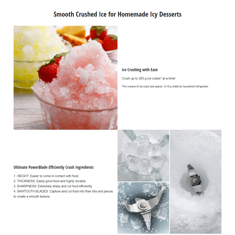 Panasonic 2L Glass Jug Blender MX-MG53C1CSK | Ultimate PowerBlade | Chopper Attachment | Multipurpose Grinding