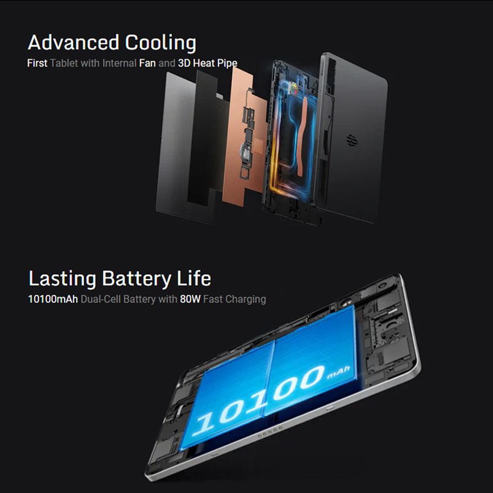 REDMAGIC Nova Gaming Tablet 12GB+256GB/ 16GB+512GB | Android 14 | Snapdragon 8 Gen 3 | 10100mAh Dual-Cell Battery