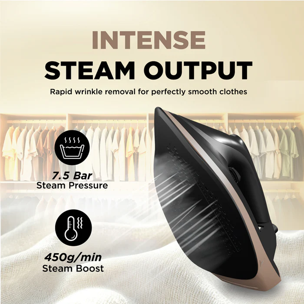 Russell Taylors 3000W Optisense Steam Generator Steam Iron SG1 PRO | Optisense Temperature Control | Secure Lock System