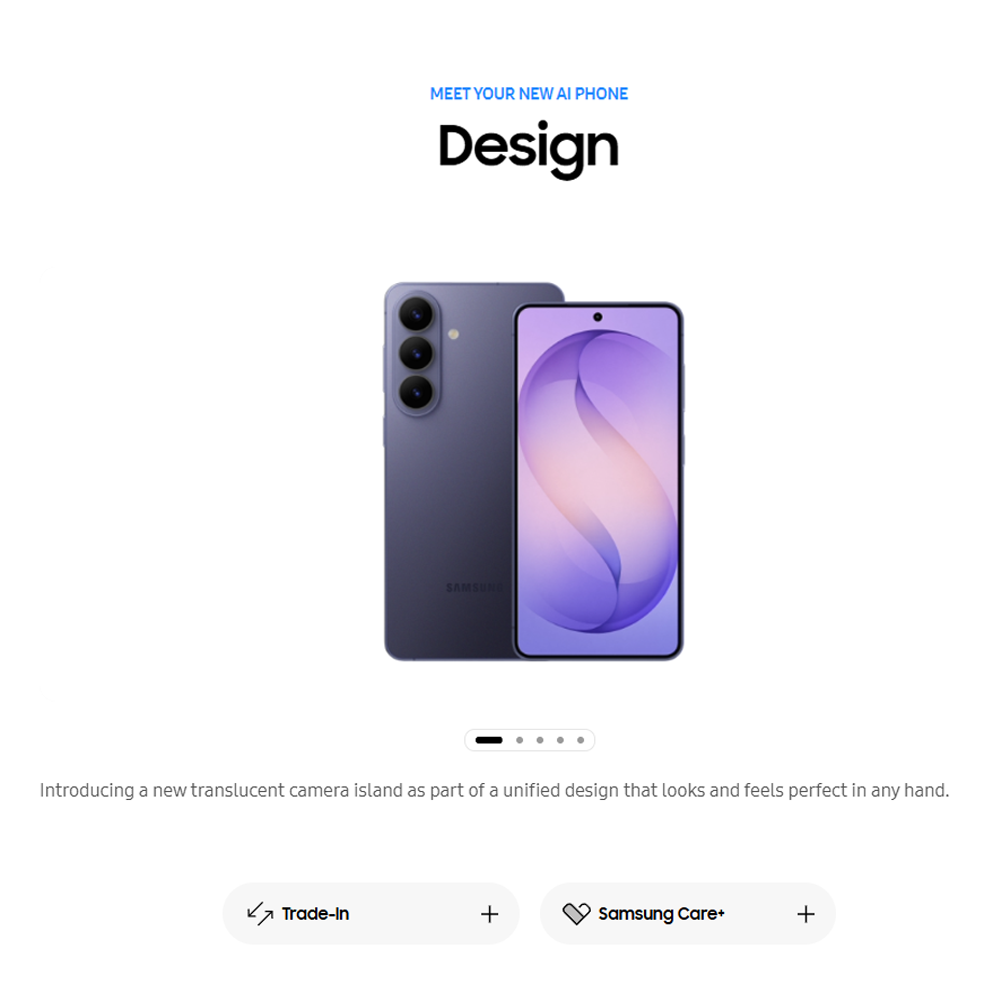 SAMSUNG Galaxy S26+ 12GB+256GB/12GB+512GB | 6.7 inches, Dynamic LTPO AMOLED 2X | 50MP Rear Camera | Exynos 2600 (2 nm) | Dual SIM | Li-Ion 4900 mAh, 45W wired