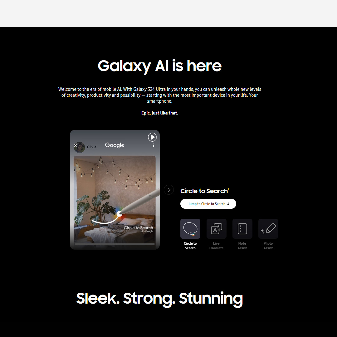 (Pre-Order 18.01.24 - 06.02.24) SAMSUNG Galaxy S24 Ultra | 12GB+256GB / 12GB+512GB / 12GB+1TB | Dynamic LTPO AMOLED 2X | Built-in S Pen | Galaxy AI | Smartphone with 1 Year Warranty