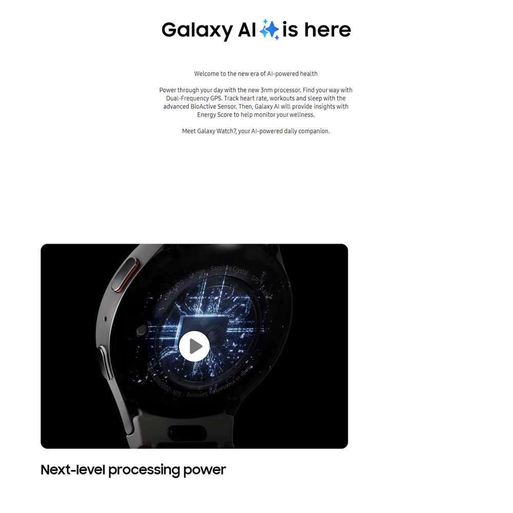 SAMSUNG Galaxy Watch7 Bluetooth 40mm 44mm | Personalized Sleep Coaching | Advanced fitness tracking