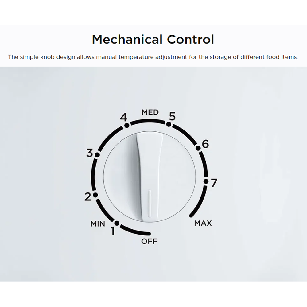 TCL 190L/280L Chest Freezer TCF-190FC/TCF-280FC | Power indicator function | Mechanical Control | Storage basket