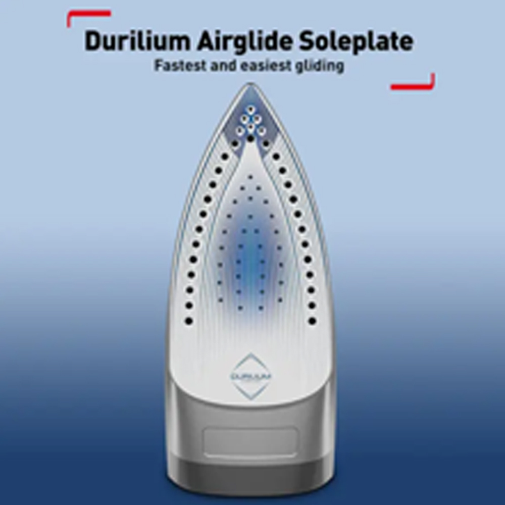 Tefal 2600W Express Steam+ Steam Iron Navy Blue | FV2887 | Automatic Shut-Off | Anti Drip System | Large And Easy To Refill Water Tank