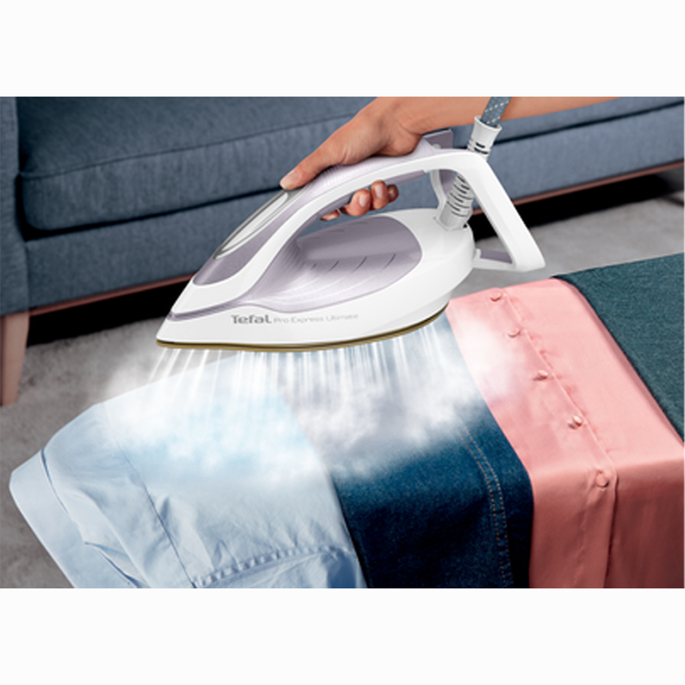 Tefal 2700W Pro Express Ultimate II Steam Generator Iron Dove GV9713 | Ultra Steam Technology | No Burn Risk