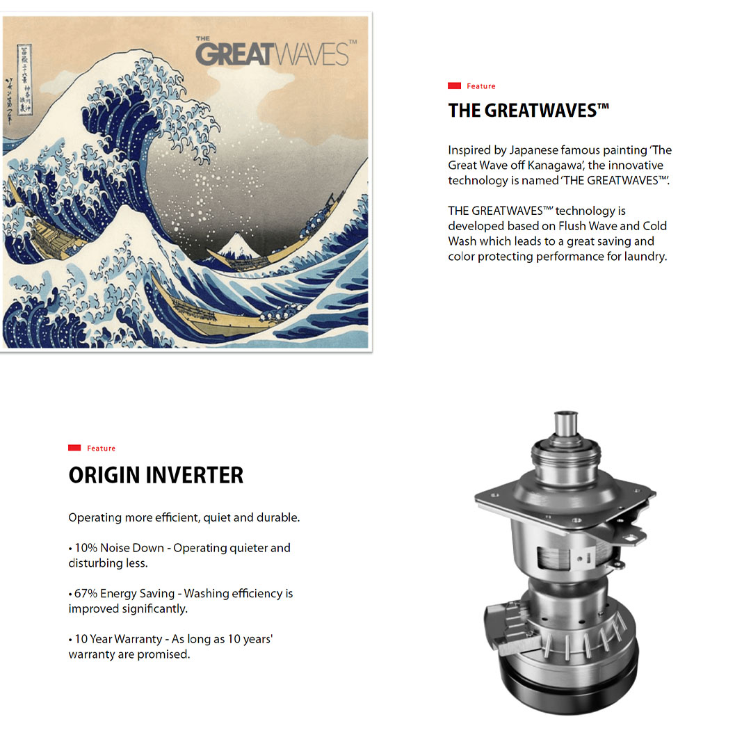 TOSHIBA 15KG IVT UFB/17KG UFB Greatwaves Washer AW-DUM1600LM(SG)/AW-DUM1800MM(SG) | Origin Inverter | Ultra Fine Bubble | Soft Close LID | Multi Programs | Washer with 1 Year Warranty