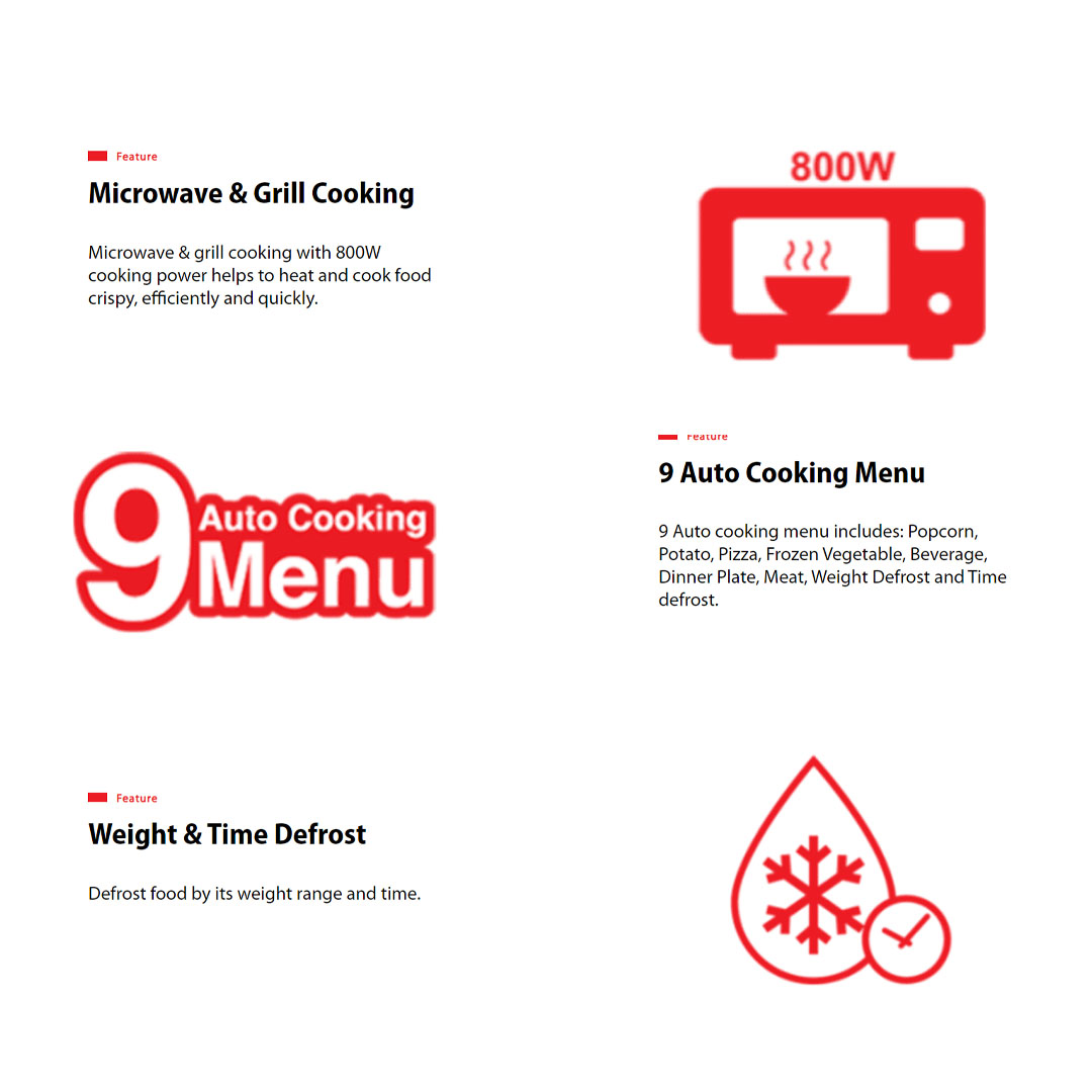 TOSHIBA 20L/34L Microwave Oven ER-SGS20(K)MY/ER-SGS34(K)MY | Microwave & Grill | 9 Auto Cooking Menu | Weight & Time Defrost | Microwave Oven with 1 Year Warranty