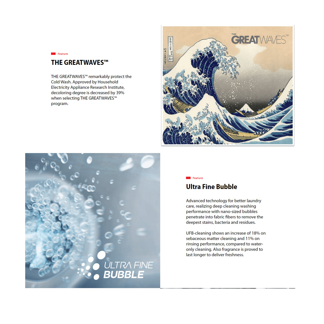 TOSHIBA 10.5KG Front Load Origin Inverter Washing Machine with Smart Control TW-BL115A2M(SS) | Steam Wash | IOT TSmartLife | Drum Clean | Washing Machine with 2 Year Warranty