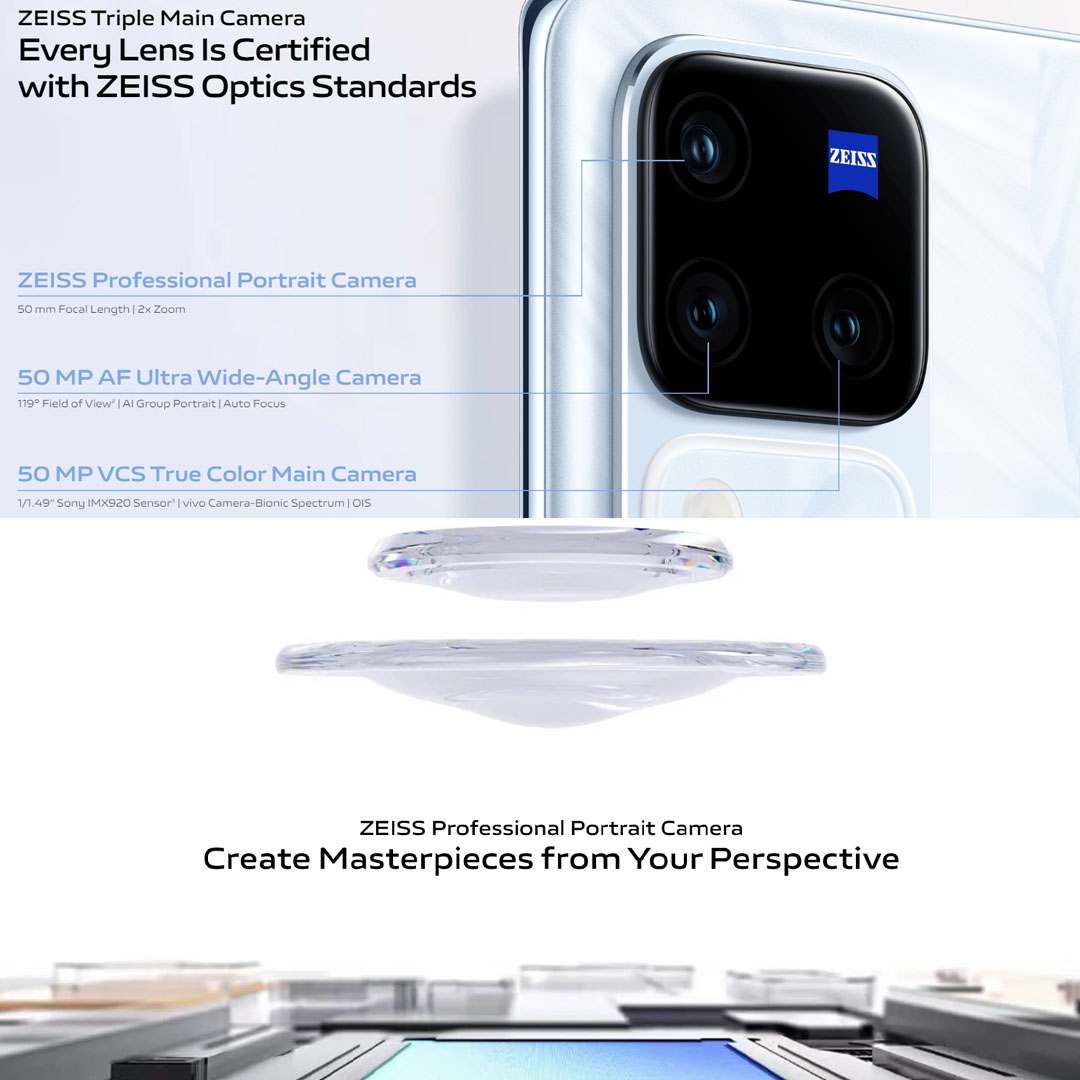 vivo V30 Pro 5G 12GB+512GB | 5000 mAh Battery | Flagship Empowerment | 50 MP Profesional Portrait Camera | Smartphone with 1 Year Warranty