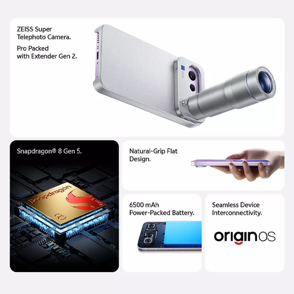 vivo X300 FE 12GB+256GB / 12GB+512GB | Qualcomm Snapdragon 8 Gen 5 | 6500mAh BlueVolt Battery | Pro Video | 90W FlashCharge
