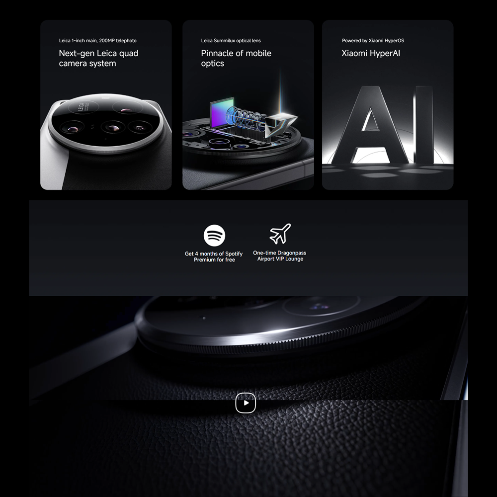 Xiaomi 15 Ultra 16GB+512GB/ 16GB+1TB | Qualcomm SM8750-AB Snapdragon 8 Elite (3 nm) | 6.73 inches, LTPO AMOLED | 200MP Camera | Li-Po 5410 mAh, 90W HyperCharge