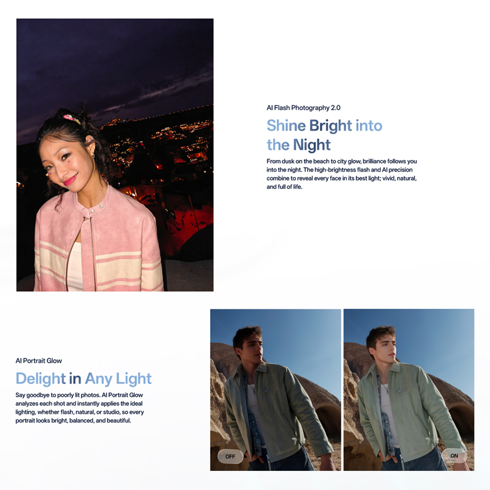 OPPO Reno15 5G | 80W SUPERVOOC™ Flash Charge | 3.5x Telephoto Vibe Portrait | AI Motion Photo Popout | 50MP Ultra Wide Selfie Camera