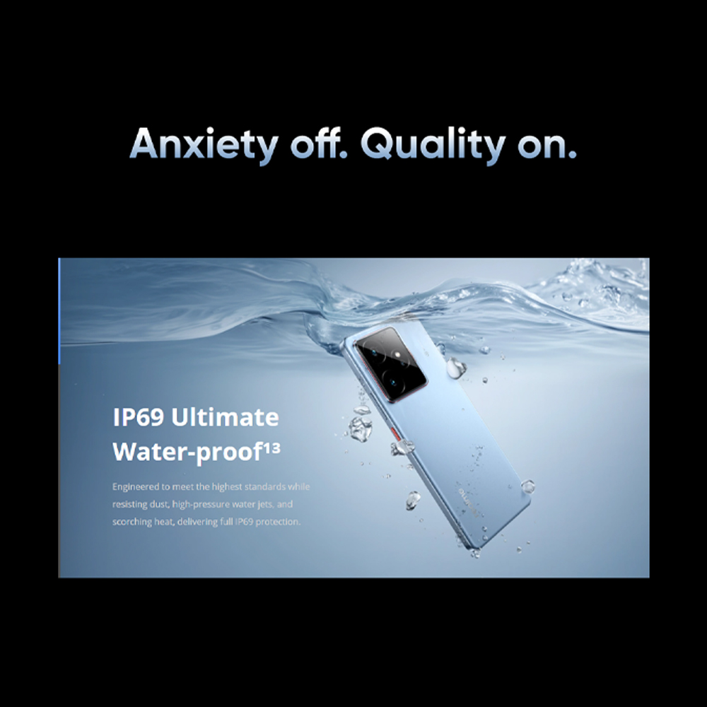 realme GT 7 12GB+512GB | 6.78 inches, LTPO AMOLED | 50MP Rear Camera | Mediatek Dimensity 9400e (4 nm) | 1264 x 2780 pixels | Li-Po 7000mAh, 120W wired